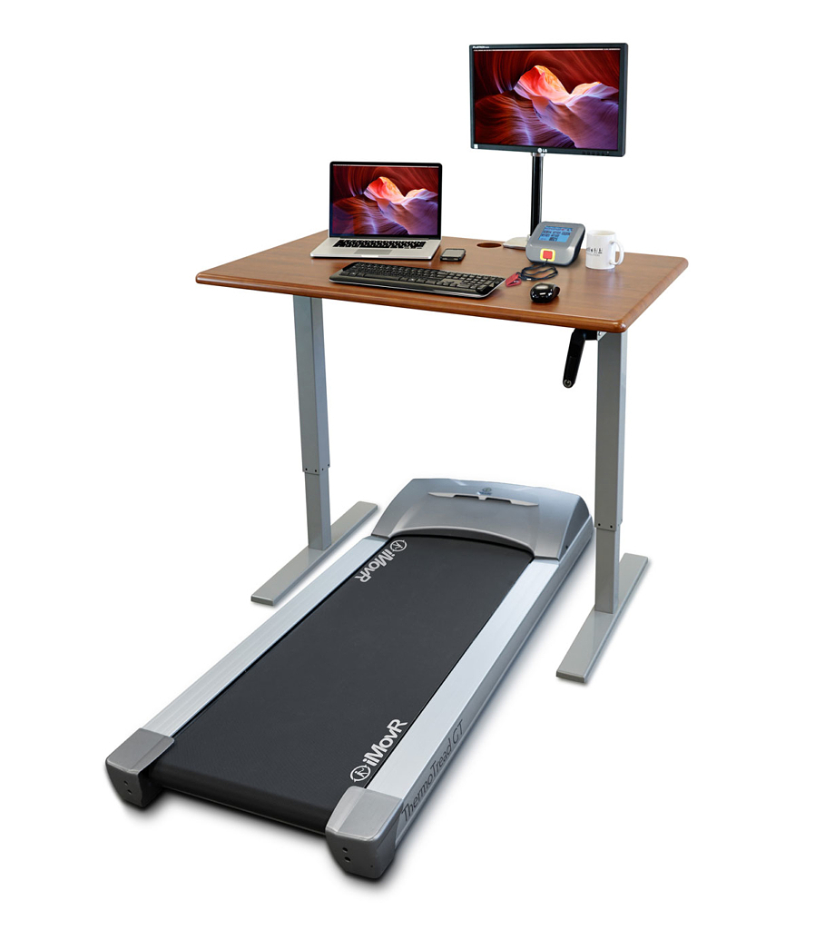 Treadmill Desk Reviews Thermotread Ellure Treadmill Desk From Imovr