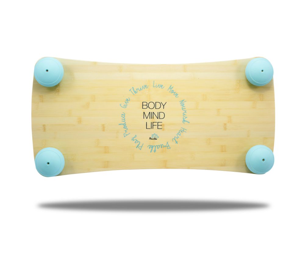 Pono Ola ‘Pono Board’ Review Pono Board (bottom) wobble board for standing desk