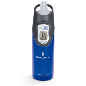 The Hydracoach Water Bottle makes it easy to track your water consumption every day, for optimal health and fitness