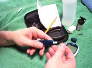Can You Walk Off Type II Diabetes by Working While Walking? Diabetes blood glucose test by treadmill desk user