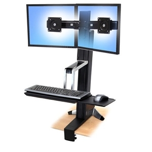 Ergotron WorkFit-S Sit Stand Workstation Review