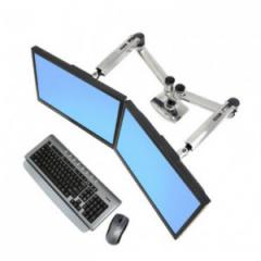 iMovr paired ergotron dual monitor arm