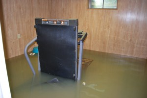 Submerged Water Damaged Treadmill