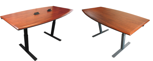 Synapes Adjustable Height Tables Synapse - Conference vs. Scrum