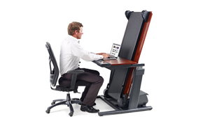 NordicTrack Treadmill Desk Folded Up