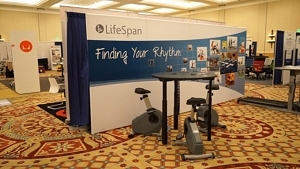 LifeSpan's Ergo Expo Booth
