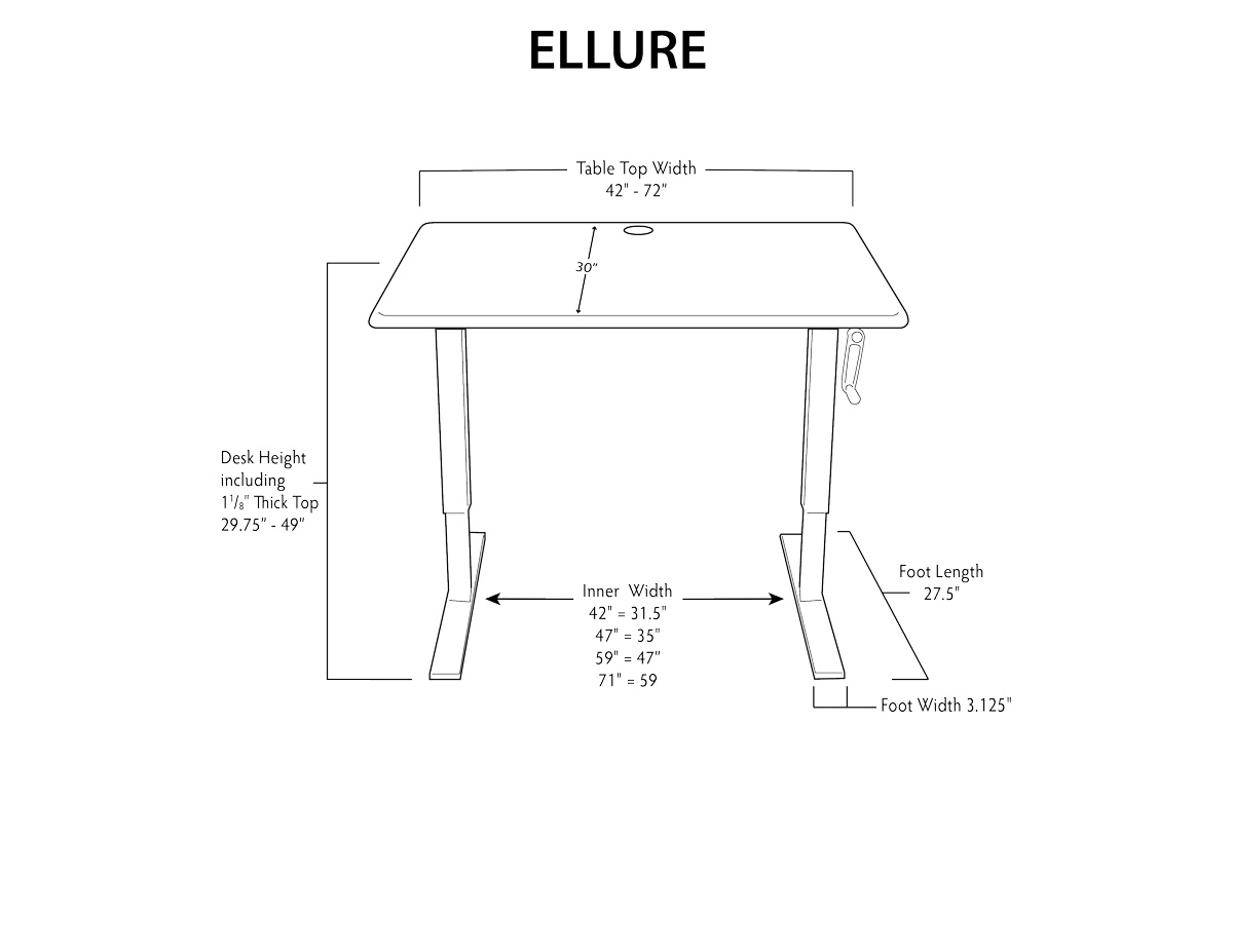 Imovr Thermodesk Ellure Manual Stand Up Desk Review