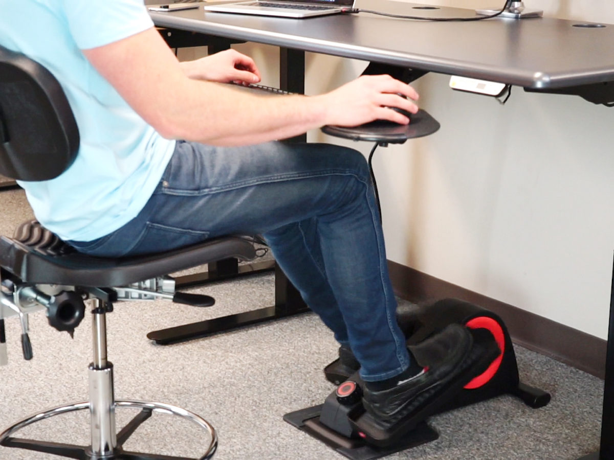 under desk leg exerciser