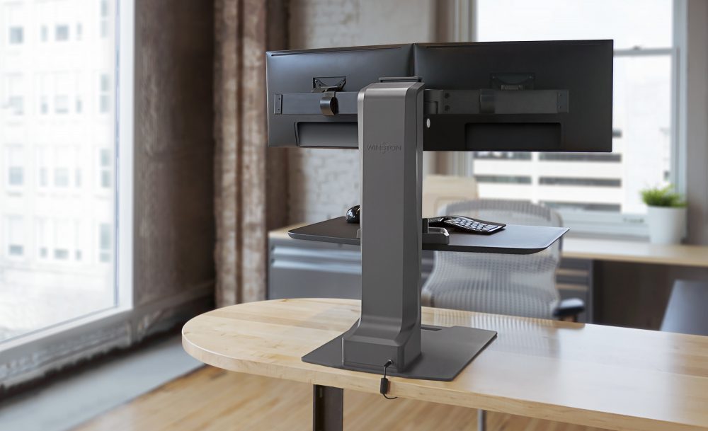 Winston-E Standing Desk Converter Review winston-e sit stand workstation