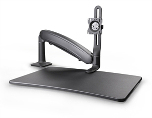 Cadence Express Sit Stand Converter Black Single Monitor