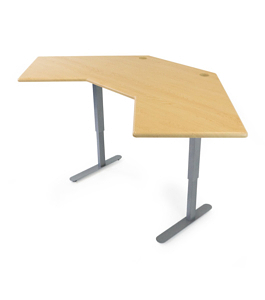 iMovR Energize Standing Corner Desk