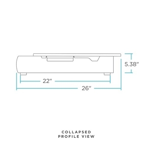 InMovement Elevate Desktop DT2 Standing Desk