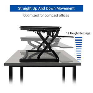 FlexiSpot 12 Height Settings