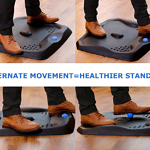 Licloud Standing Desk Mat in shoes