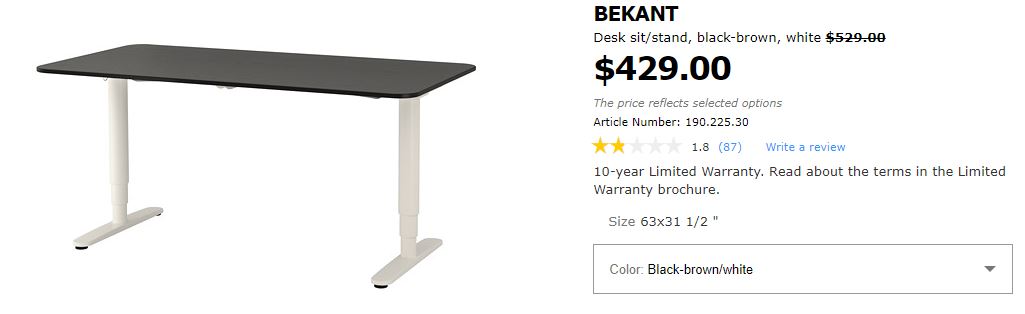 Ikea Bekant Stand Up Desk Experts Review