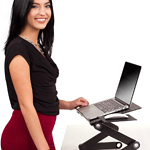 Executive Office Solutions portable laptop stand used standing