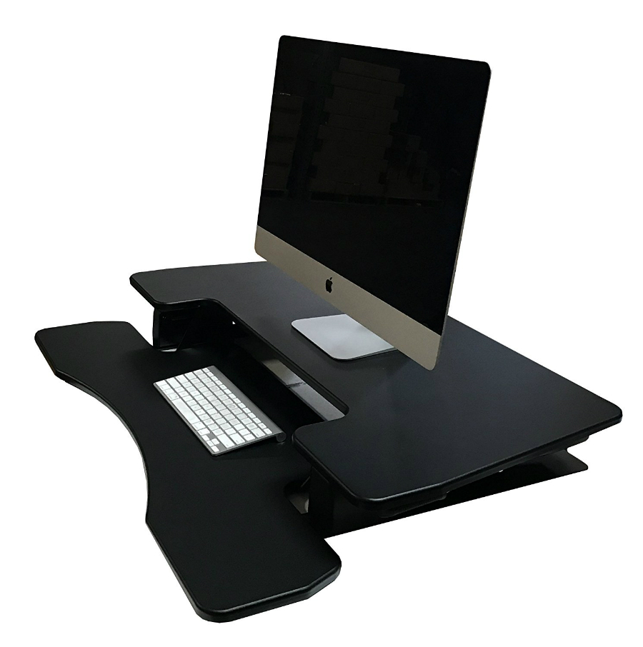 Fancierstudio Riser Desk Standing Desk Extra Wide 38" Fits Two Monitor Max He... 
