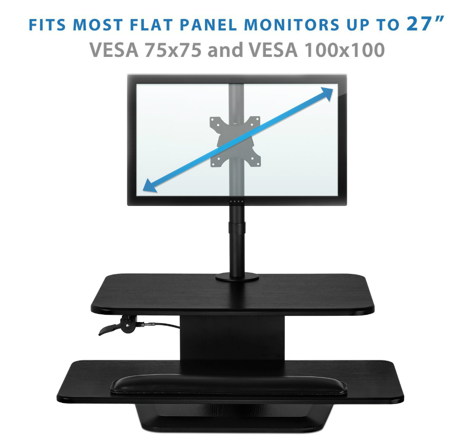 MountIt Standing Desk monitor