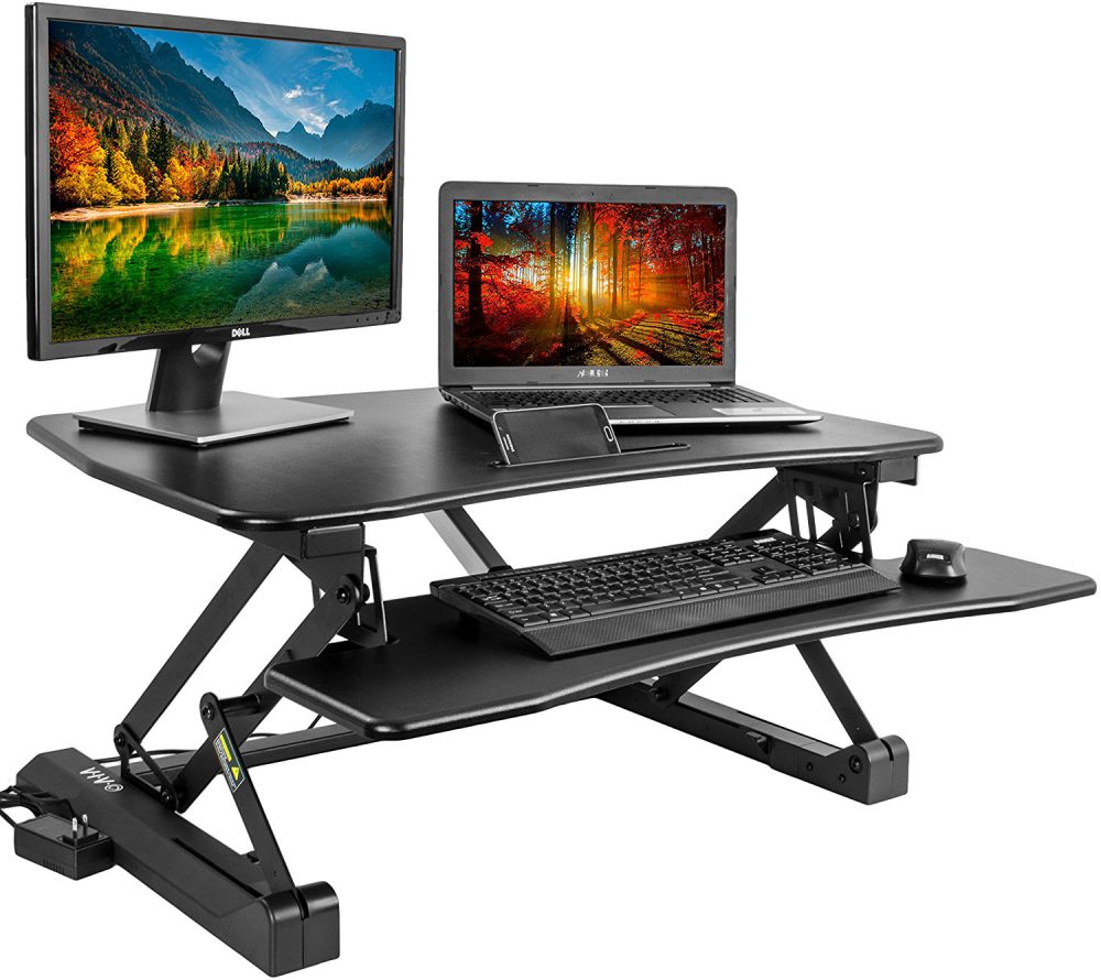 VIVO Electric Standing Desk Converter Review