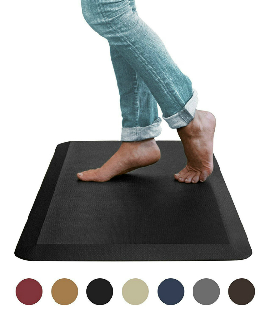 StarTech.com Anti-Fatigue Mat for Standing Desk - Ergonomic Sit-Stand Desk  Floor Mat - Large 24x36in - STSMATL - Office Basics 