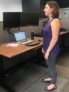 Sit Stand Desk Stretches - Neck Retraction