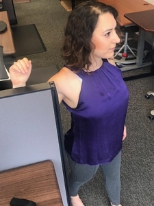 Standing Up Desk Stretches - Chest Opener 1