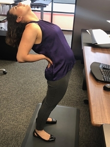 Stand Up Desk Stretches - Low Back Extension