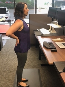 Standing Desk Stretches - Low Back Extension