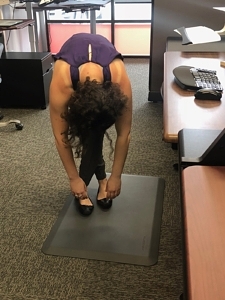 Standing Desk Stretches - Standing Hamstring Stretch 2