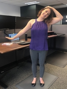 Standing Desk Stretches - Upper Shoulder and Neck 1