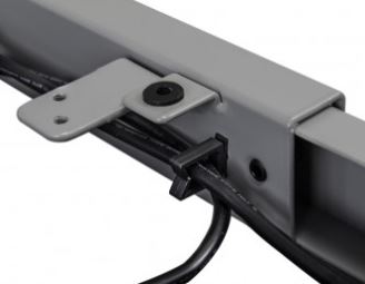 standup desk cable management
