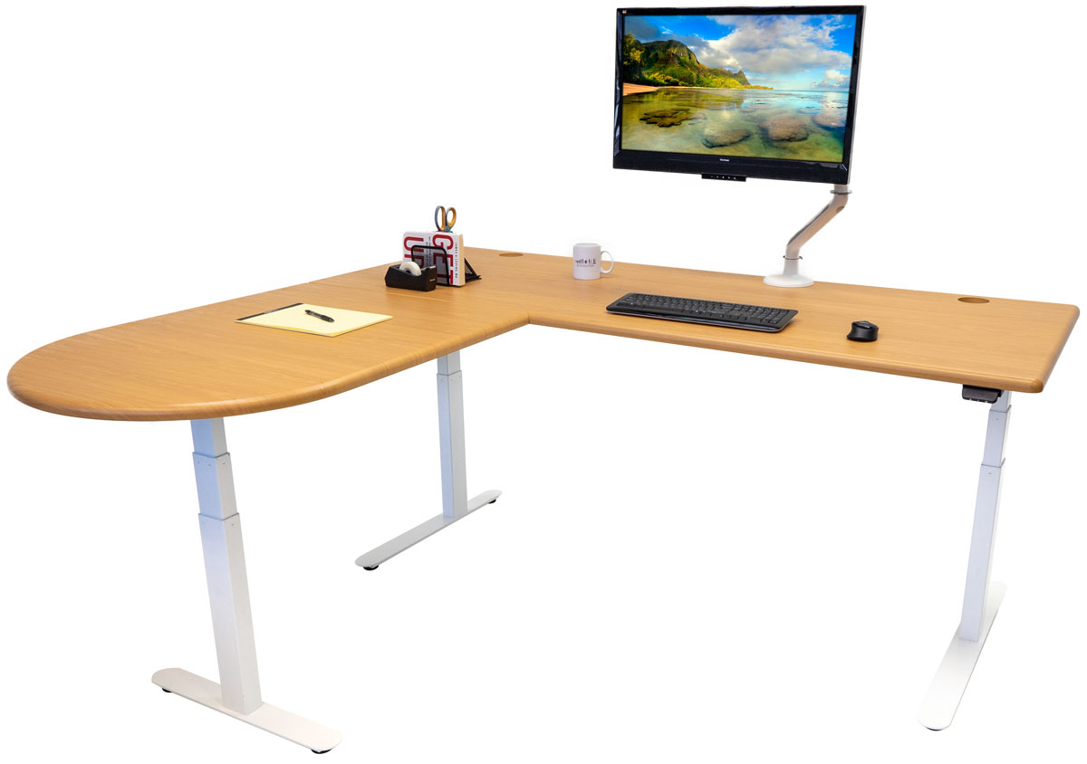 sit stand l-desk reviews