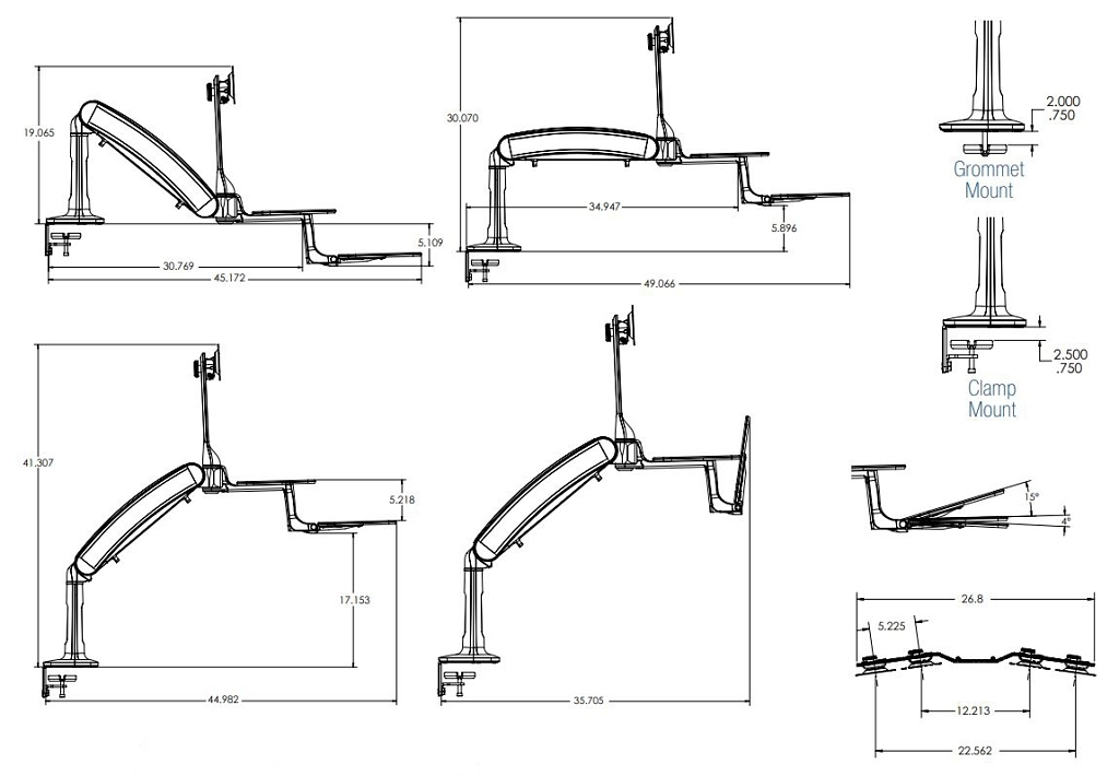 Cadence Plus Desk Converter Diagram