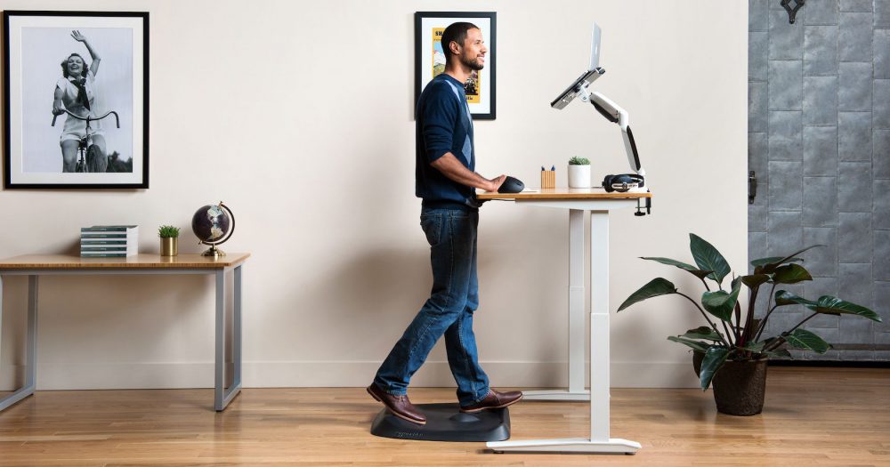 Relief At Last! Get Fit Stand Up Anti Fatigue Floor Mat For Stand Up Desks