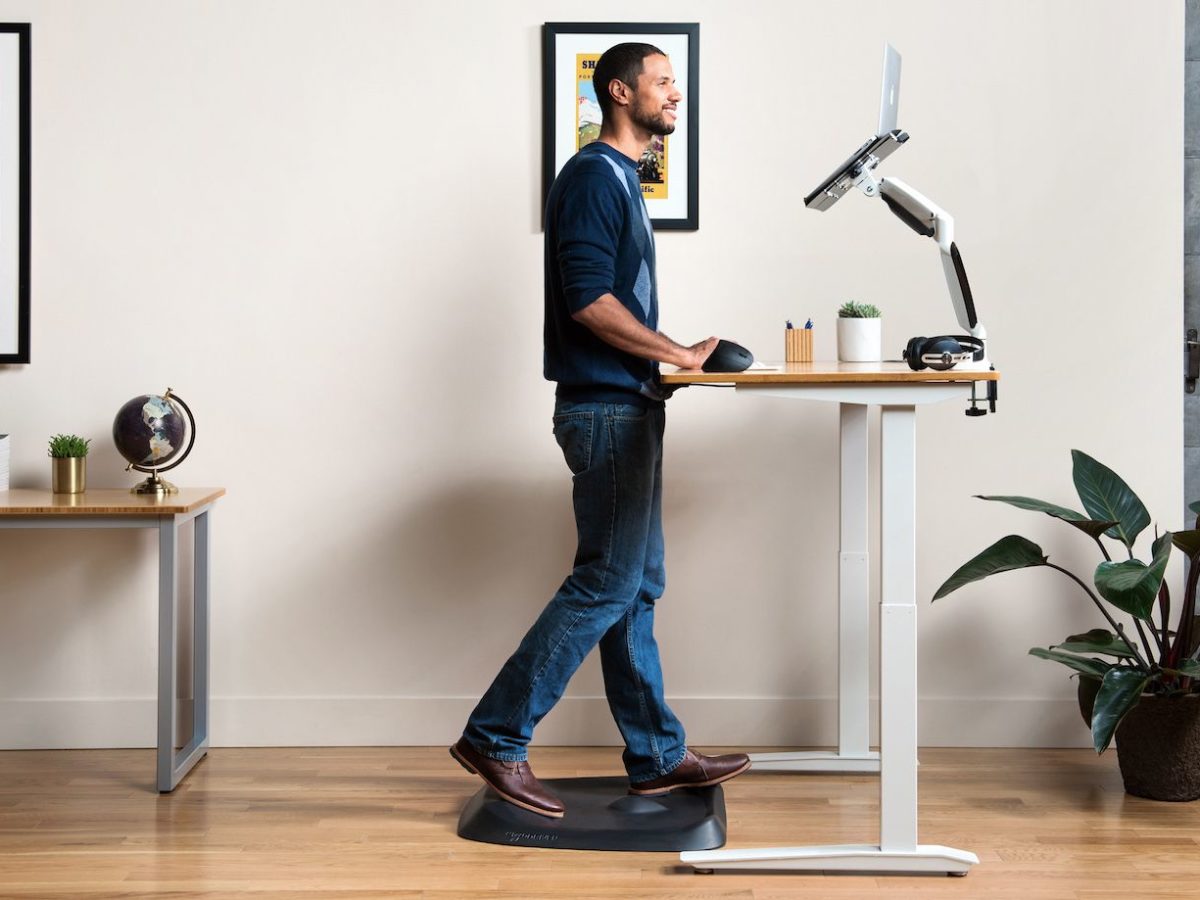 Sit or Stand Mats are Standing Desk Mats by American Floor Mats