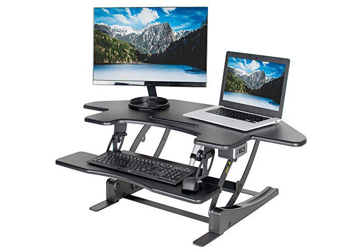 VIVO Electric Corner Desk Riser