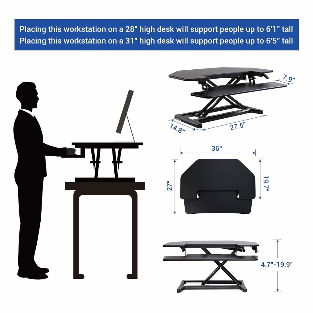 Flexispot Alcove Riser M7C - Diagram