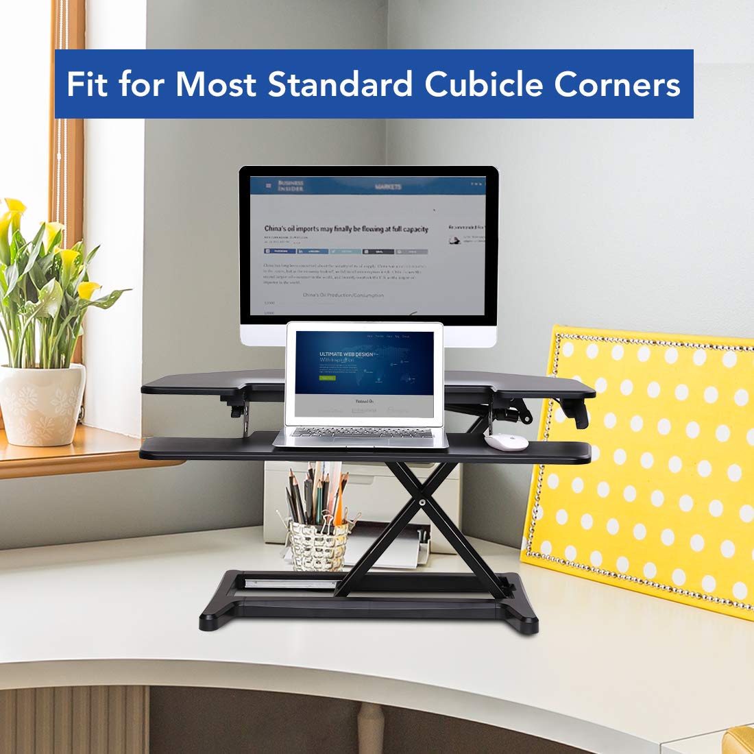 Convenience with M7 Standing Desk Converter