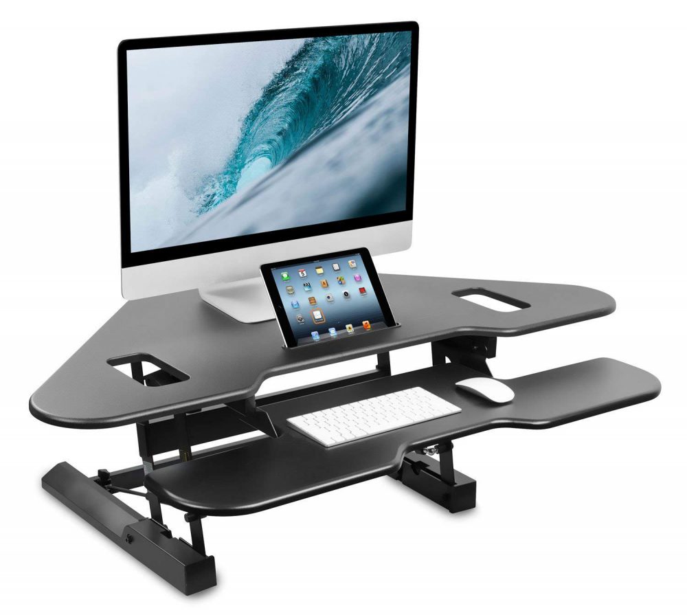 MountIt Corner 48” Standing Desk Converter Review
