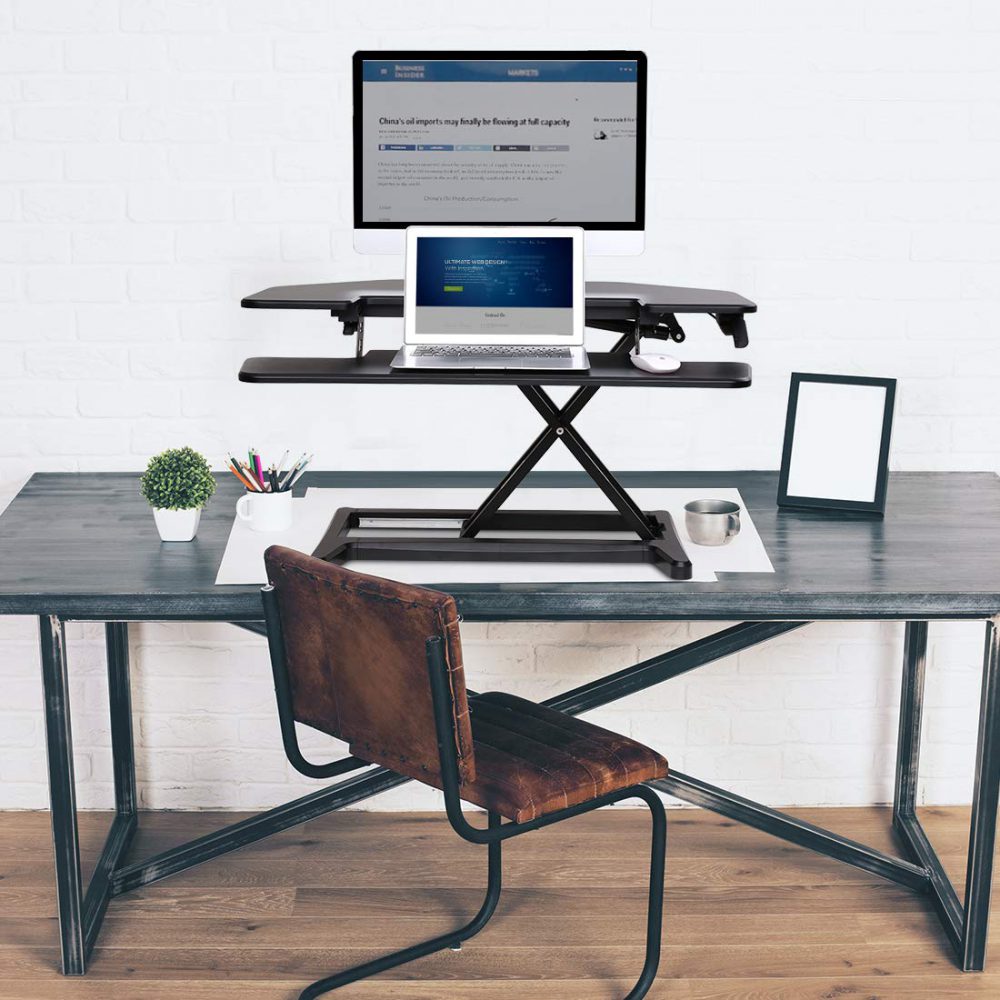 FlexiSpot Alcove M7C Corner Standing Desk Converter Review