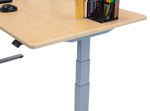 single stage versus dual stage standing desk bases