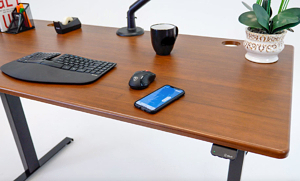 standing desk with bluetooth and smartphone app Lander Lite