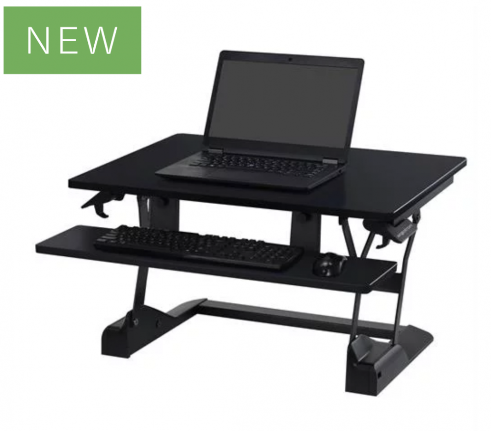 Ergotron Workfit-TS Compact Desk Converter Review Ergotron Workfit-TS standing desk converter