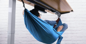 sleeping under your desk