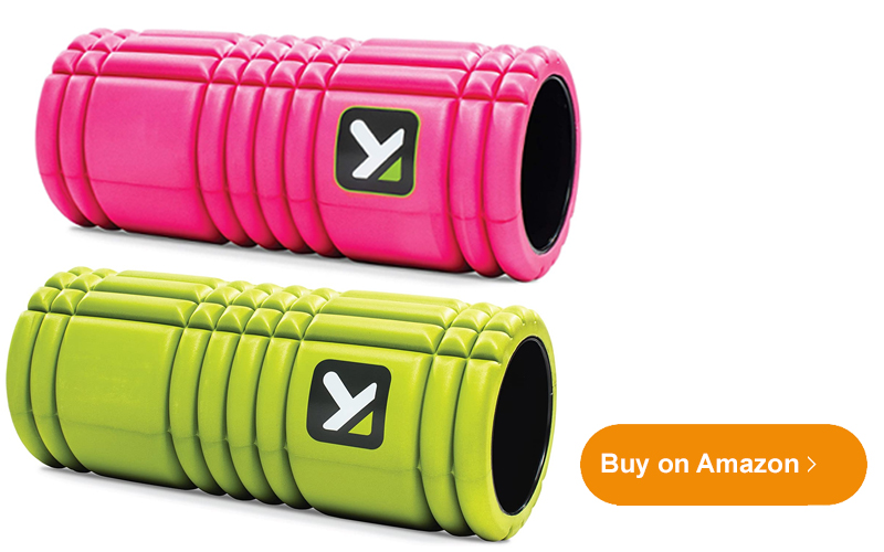 Grid Foam Roller for back neck pain ergonomic neck pillow tube