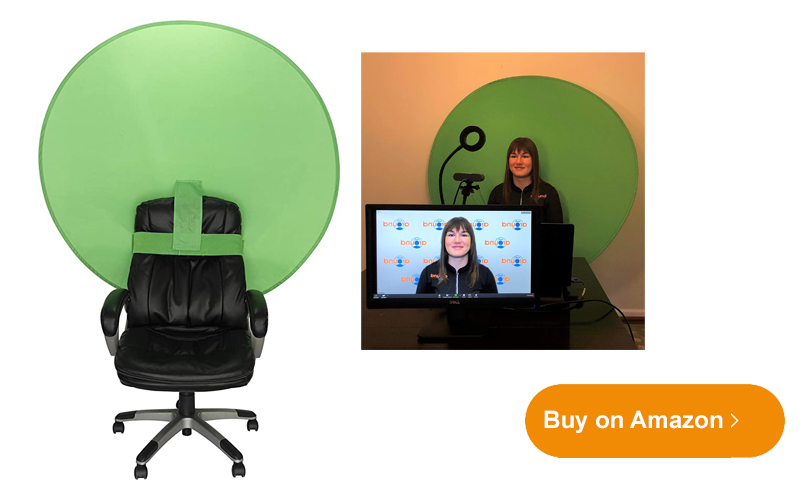 Green Screen for video conferencing WFH working from home gift idea for remote workers