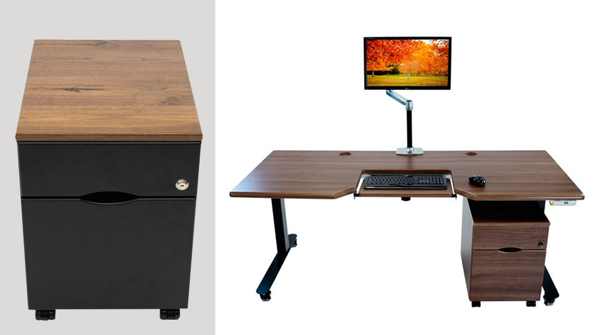Varidesk file cabinet deals