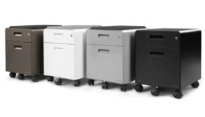 UpLift File cabinets for standing desk with drawers solution