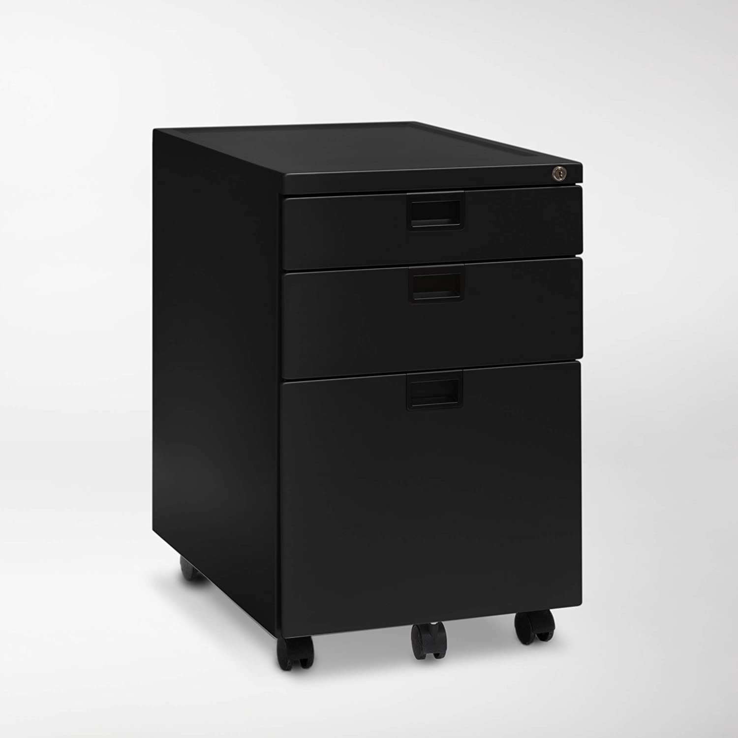 2-Drawer Narrow File Cabinet with Seat by UPLIFT Desk