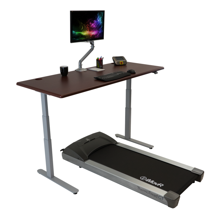 treadmill with desk top